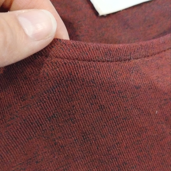 JUST Female Burgundy Long Sweater - Size M - Picture 7 of 9